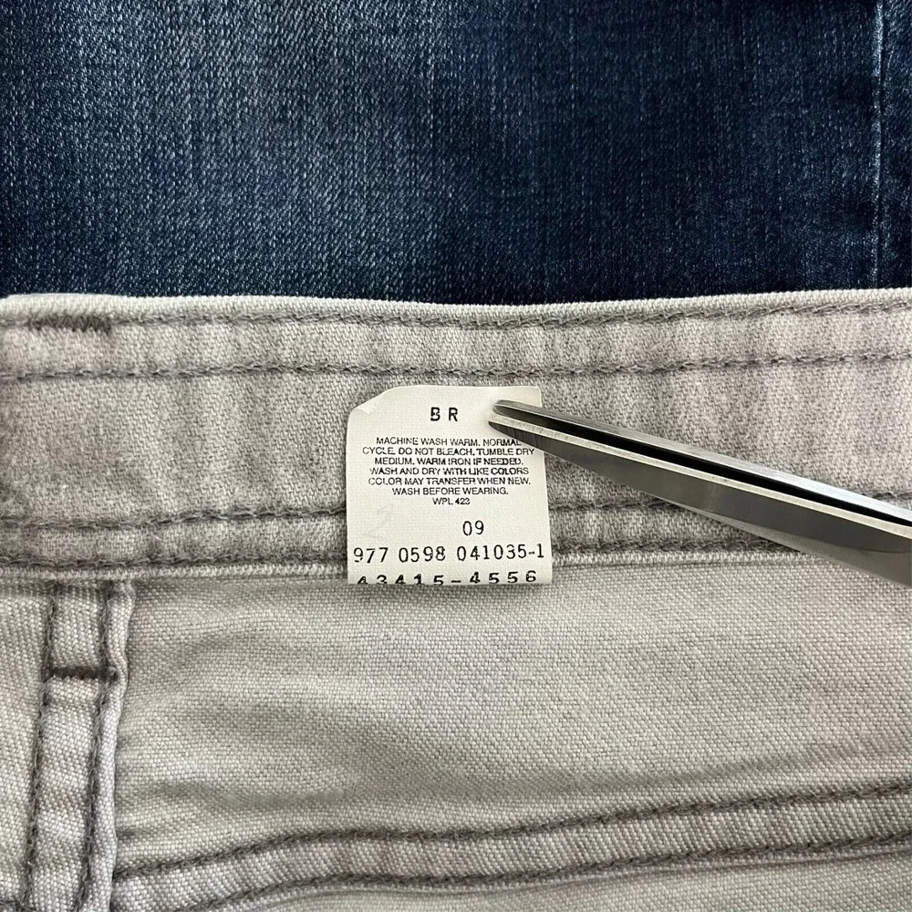 Levis Mens Gray Straight Leg Denim Jeans W38 L30 Vintage 041035-1